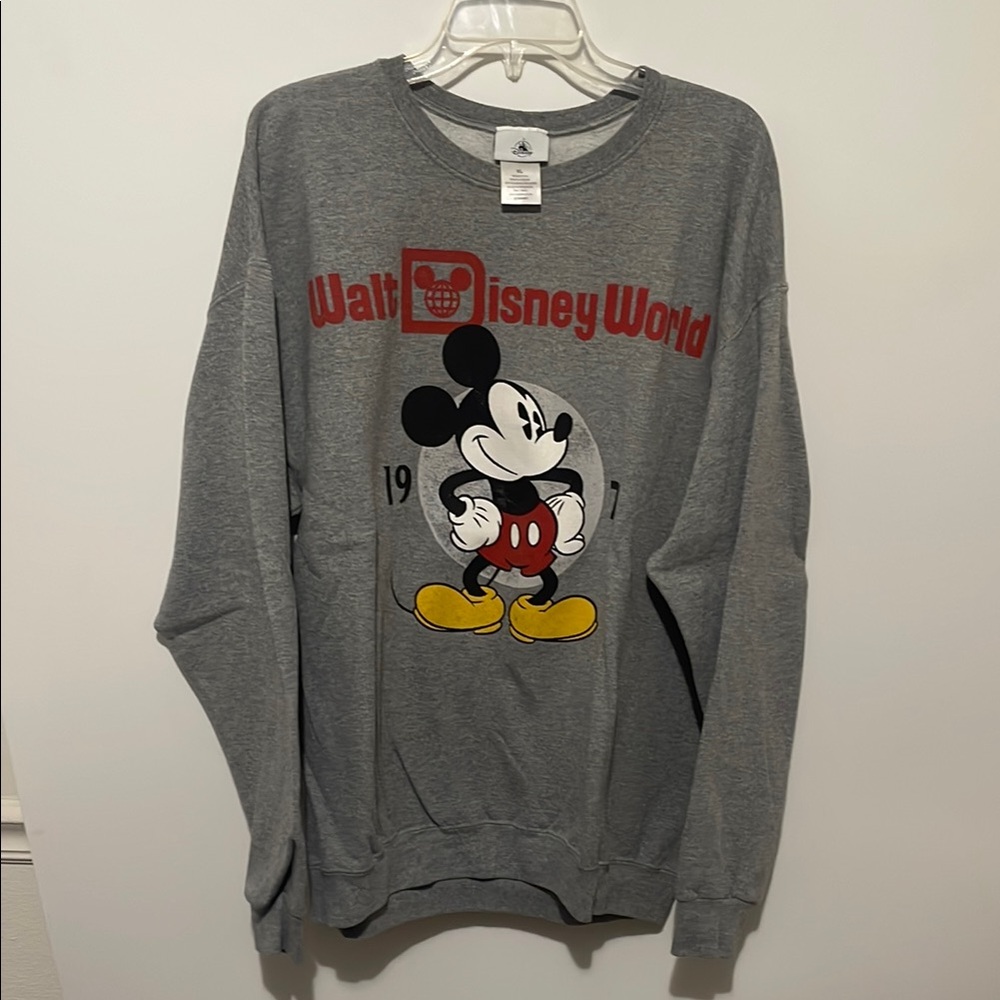 DISNEY Gray Mickey Mouse Sweatshirt XL